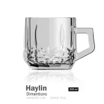 فنجان بلور اصفهان مدل هایلین (بسته 6 عددی)