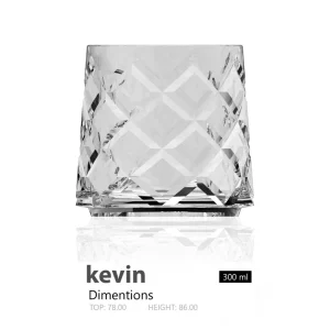 لیوان بلور اصفهان مدل کوین (بسته 6 عددی)