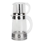 چای ساز ویداس مدل VIR-2079 روهمی با کتری شیشه ای